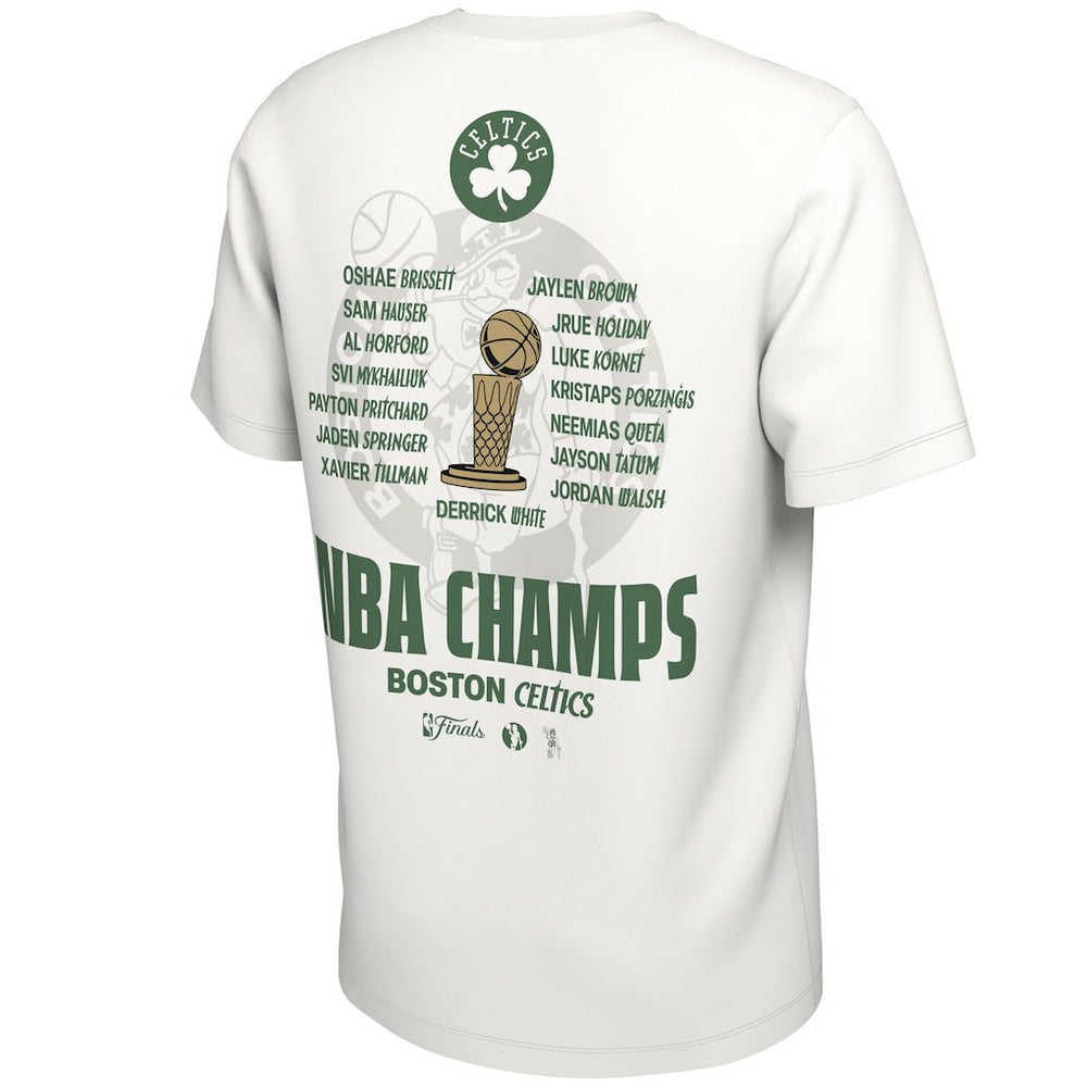 Boston Celtics 2024 NBA Finals Champions Celebration Roster T-Shirt White - Nike