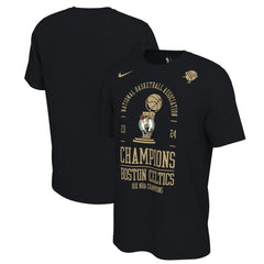 Boston Celtics 18-Time NBA Finals Champions Big & Tall Locker Room T-Shirt Black - Nike