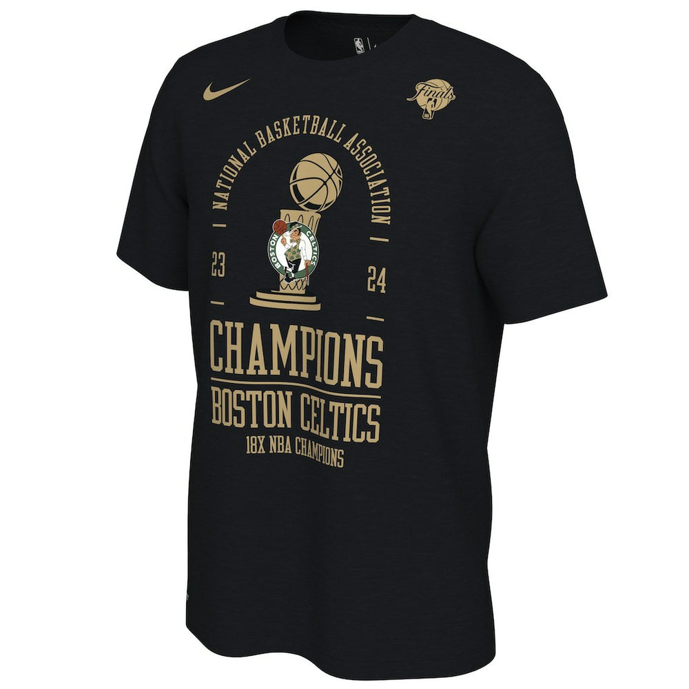 Boston Celtics 18-Time NBA Finals Champions Big & Tall Locker Room T-Shirt Black - Nike