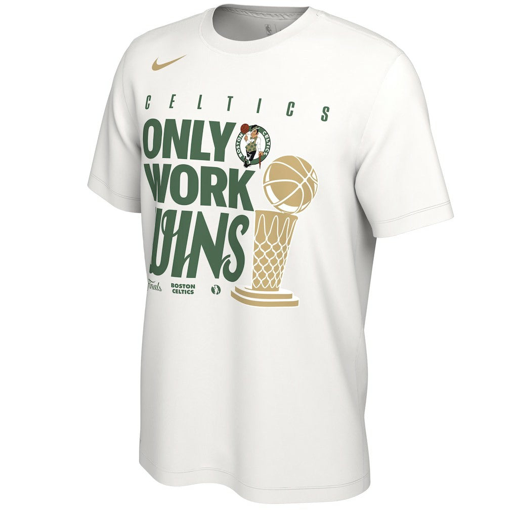 Boston Celtics 2024 NBA Finals Champions Big & Tall Parade T-Shirt White - Nike