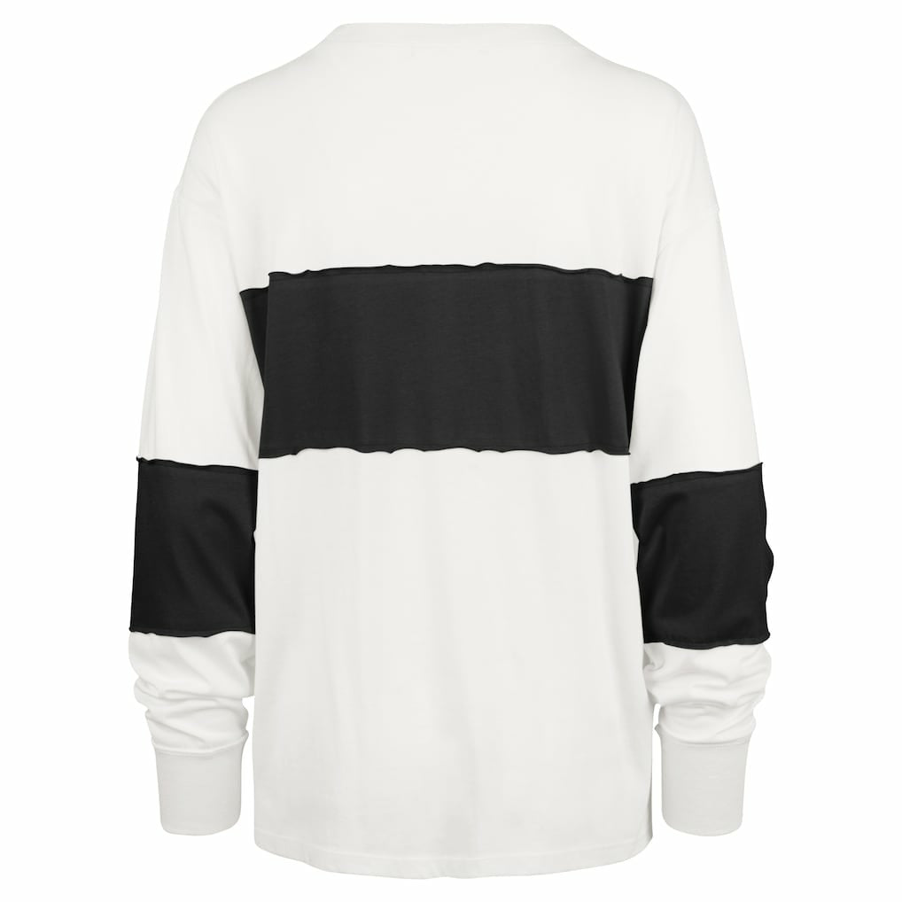 New Orleans Saints '47 Women's Clubhouse Pride Taylor Long Sleeve T-Shirt - Cream T-shirts