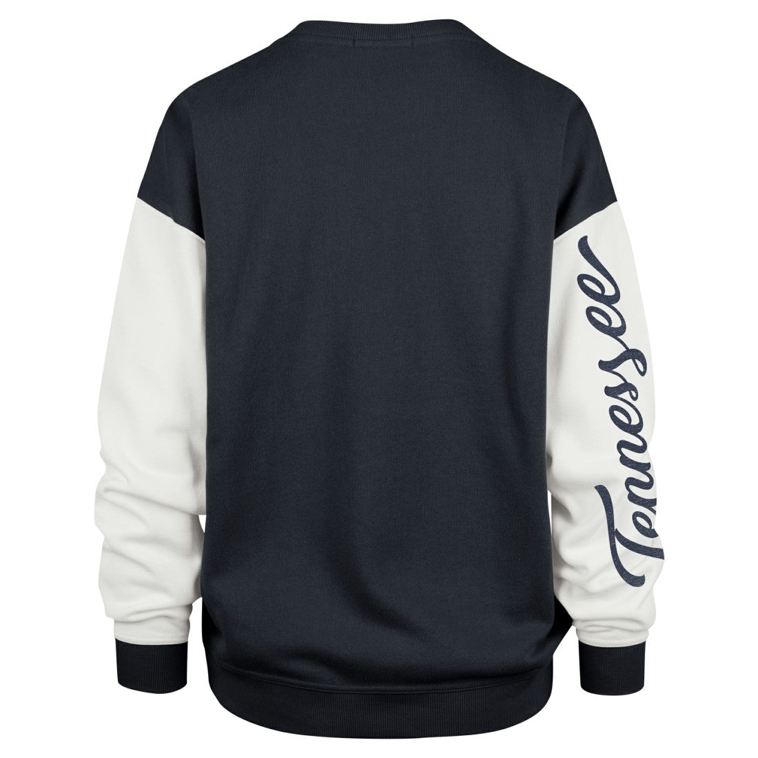 Tennessee Titans '47 Women's Double Header Rise Andie Pullover Sweatshirt - Navy Pullover