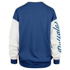 Buffalo Bills '47 Women's Double Header Rise Andie Pullover Sweatshirt - Royal Pullover