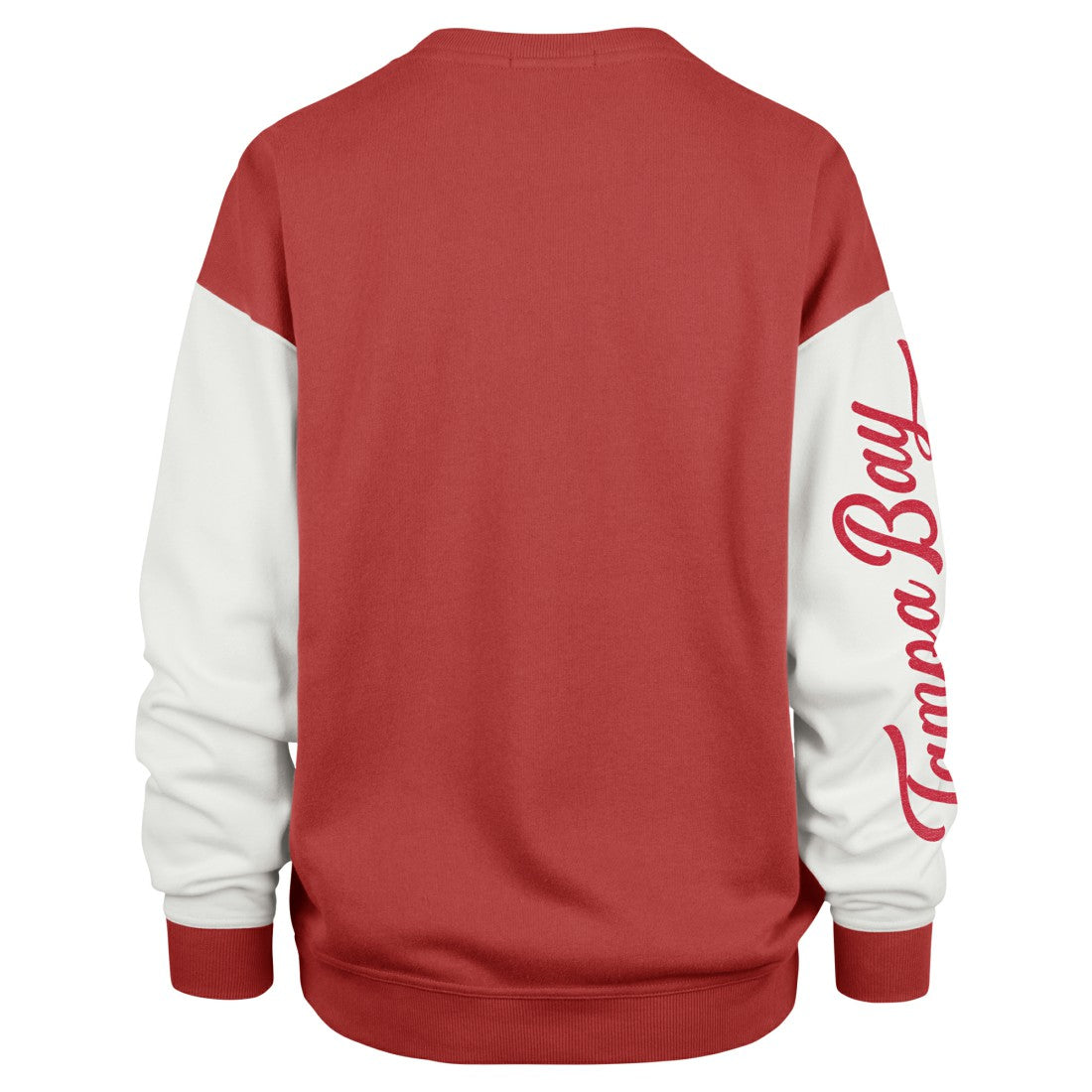 Tampa Bay Buccaneers '47 Women's Double Header Rise Andie Pullover Sweatshirt - Red Pullover