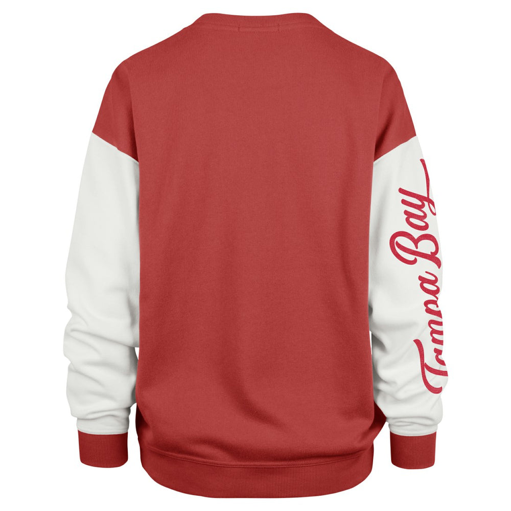 Tampa Bay Buccaneers '47 Women's Double Header Rise Andie Pullover Sweatshirt - Red Pullover