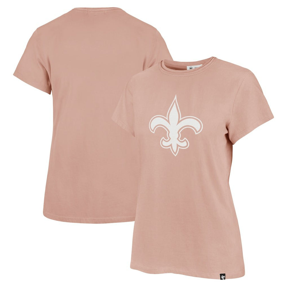 New Orleans Saints '47 Women's Premier Frankie T-Shirt - Light Pink T-shirts