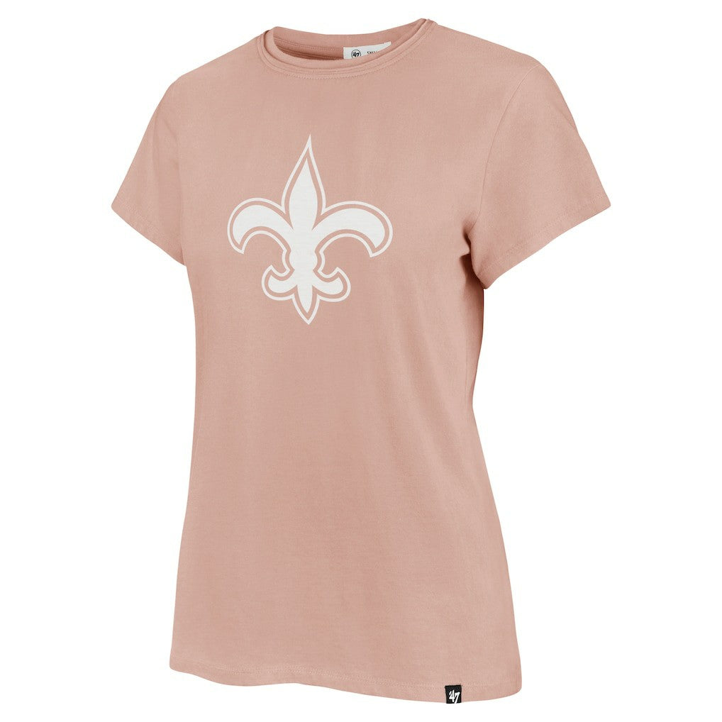 New Orleans Saints '47 Women's Premier Frankie T-Shirt - Light Pink T-shirts