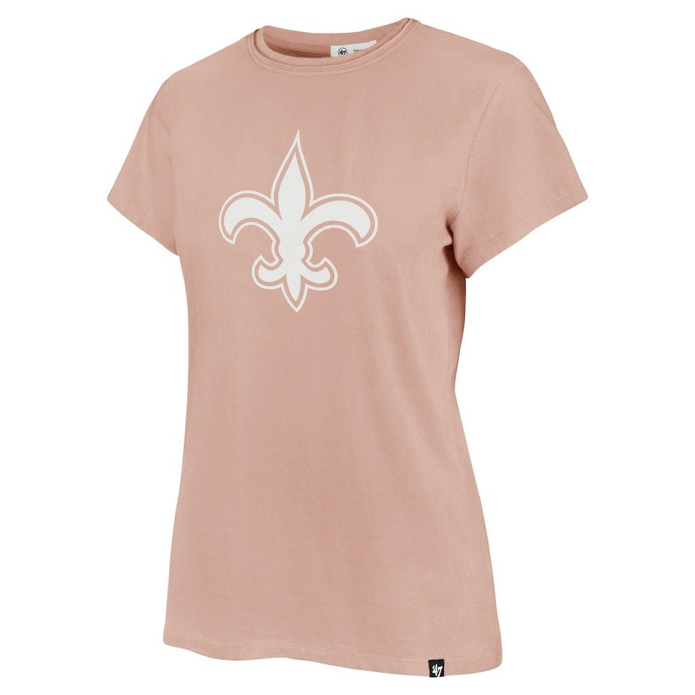 New Orleans Saints '47 Women's Premier Frankie T-Shirt - Light Pink T-shirts