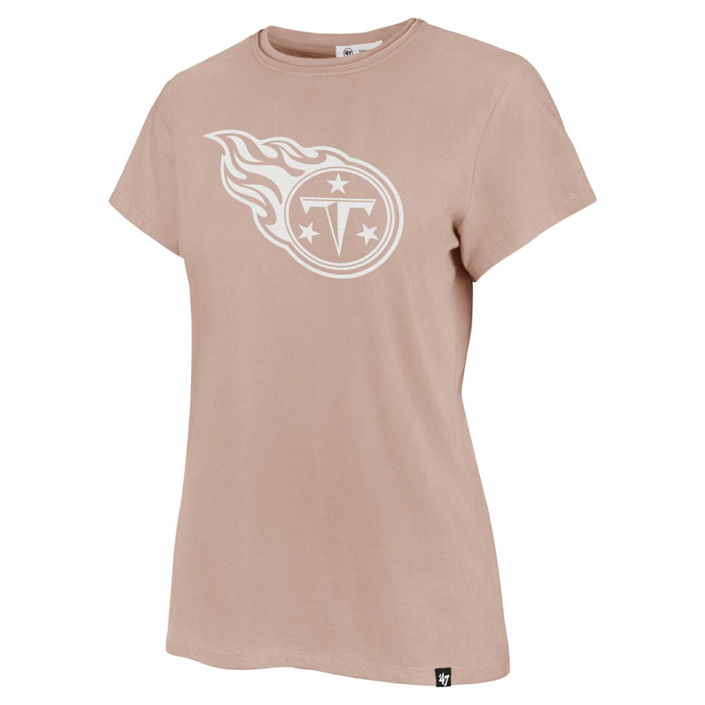 Tennessee Titans '47 Women's Premier Frankie T-Shirt - Light Pink T-shirts