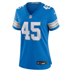 Isaac Ukwu Detroit Lions Women's Game Jersey - Blue Jerseys