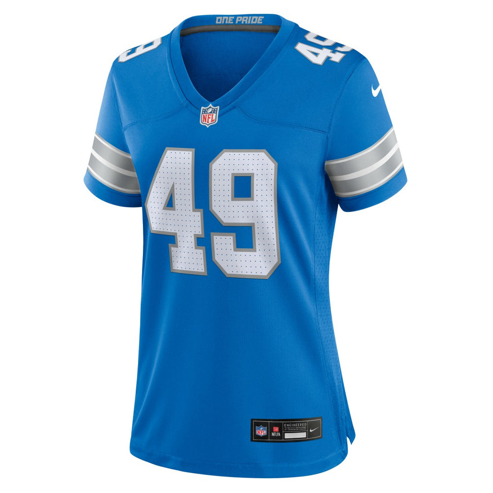 Hogan Hatten Detroit Lions Women's Game Jersey - Blue Jerseys