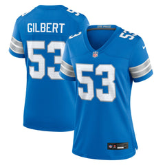 DaRon Gilbert Detroit Lions Women's Game Jersey - Blue Jerseys