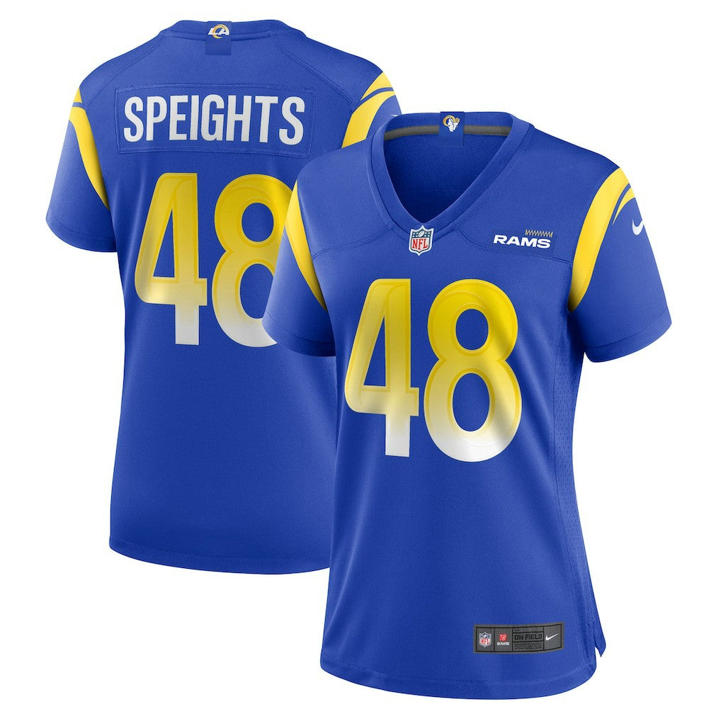 Omar Speights Los Angeles Rams Women's Game Jersey - Royal Jerseys