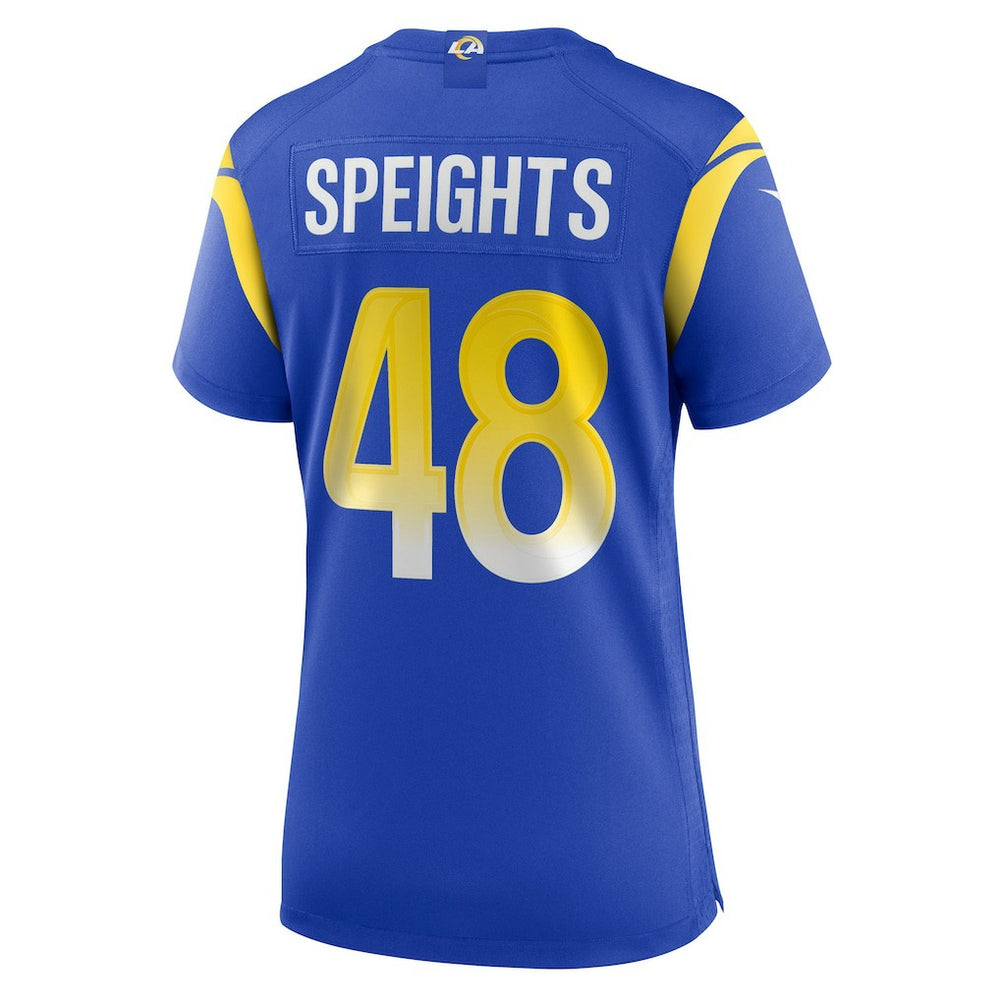 Omar Speights Los Angeles Rams Women's Game Jersey - Royal Jerseys