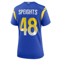 Omar Speights Los Angeles Rams Women's Game Jersey - Royal Jerseys