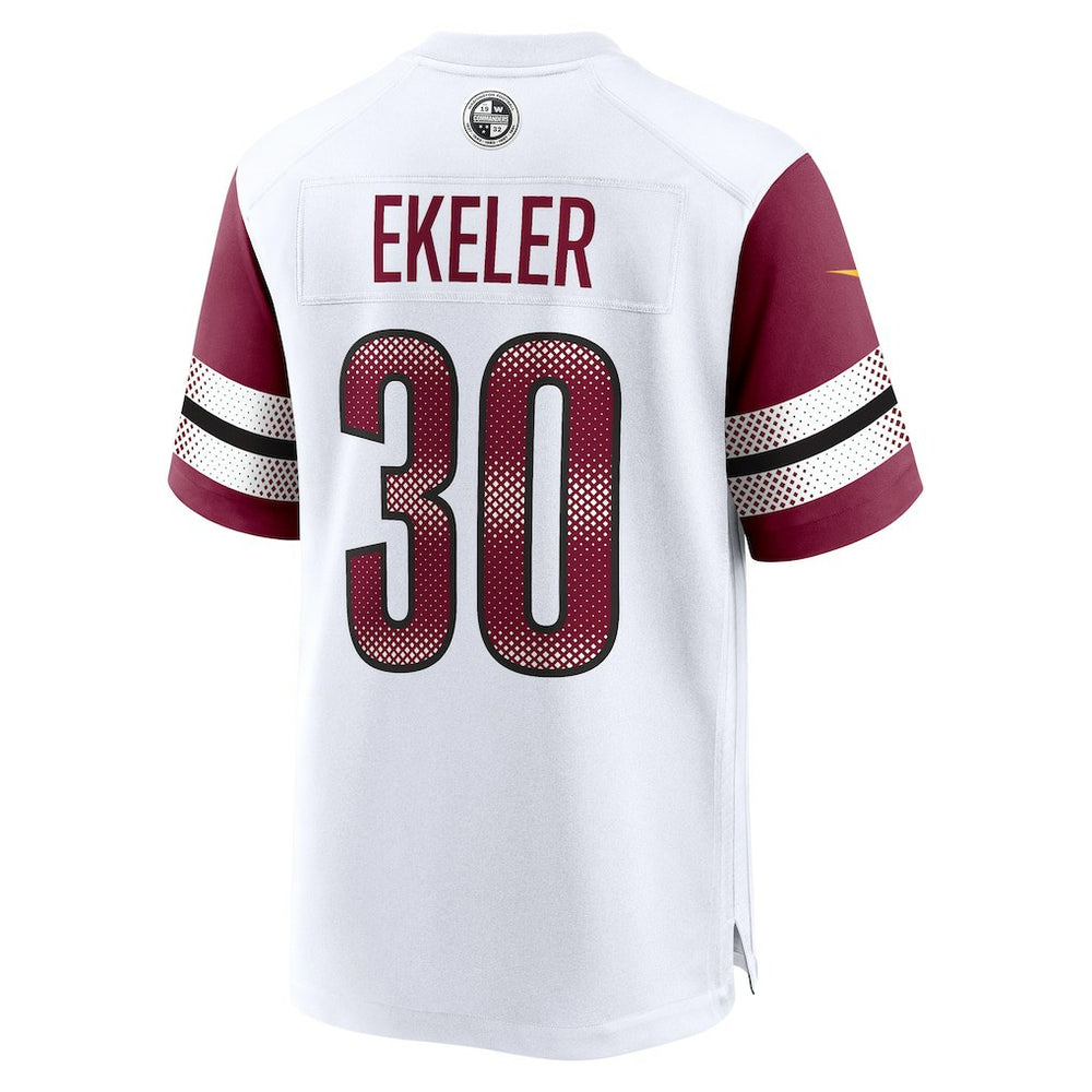 Austin Ekeler Washington Commanders Game Jersey - White Jerseys