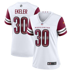 Austin Ekeler Washington Commanders Women's Game Jersey - White Jerseys