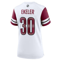 Austin Ekeler Washington Commanders Women's Game Jersey - White Jerseys