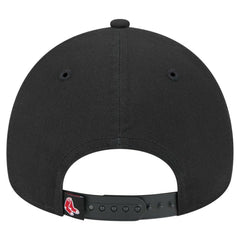 Boston Red Sox New Era 9FORTY A-Frame Adjustable Hat - Black Hats