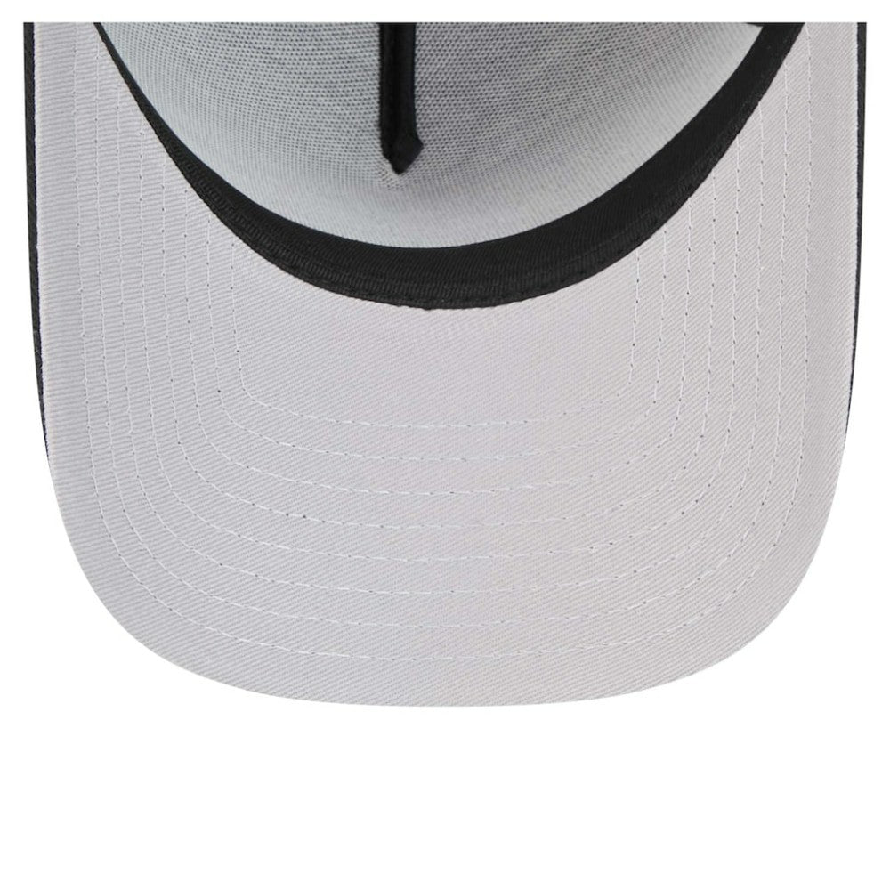 Chicago Cubs New Era 9FORTY A-Frame Adjustable Hat - Black Hats