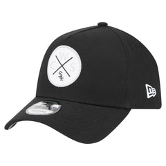 Chicago White Sox New Era 9FORTY A-Frame Adjustable Hat - Black Hats