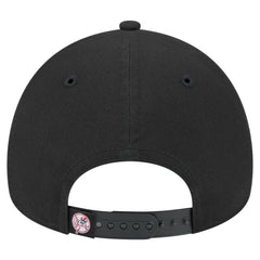 New York Yankees New Era 9FORTY A-Frame Adjustable Hat - Black Hats