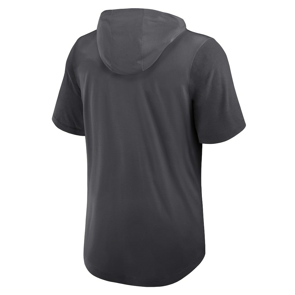 Buffalo Bills Tri-Blend Performance Hoodie T-Shirt - Anthracite Hoodies