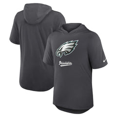 Philadelphia Eagles Tri-Blend Performance Hoodie T-Shirt - Anthracite Hoodies