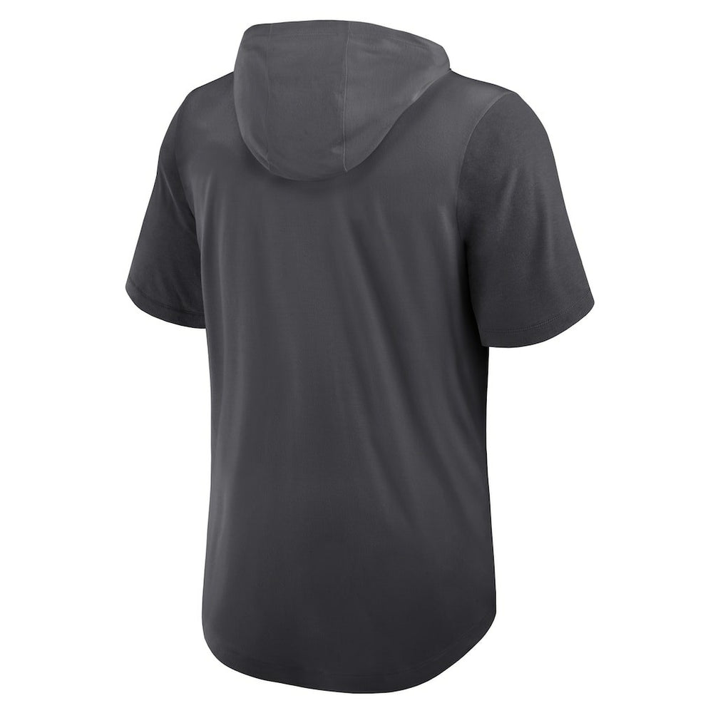 Miami Dolphins Tri-Blend Performance Hoodie T-Shirt - Anthracite Hoodies