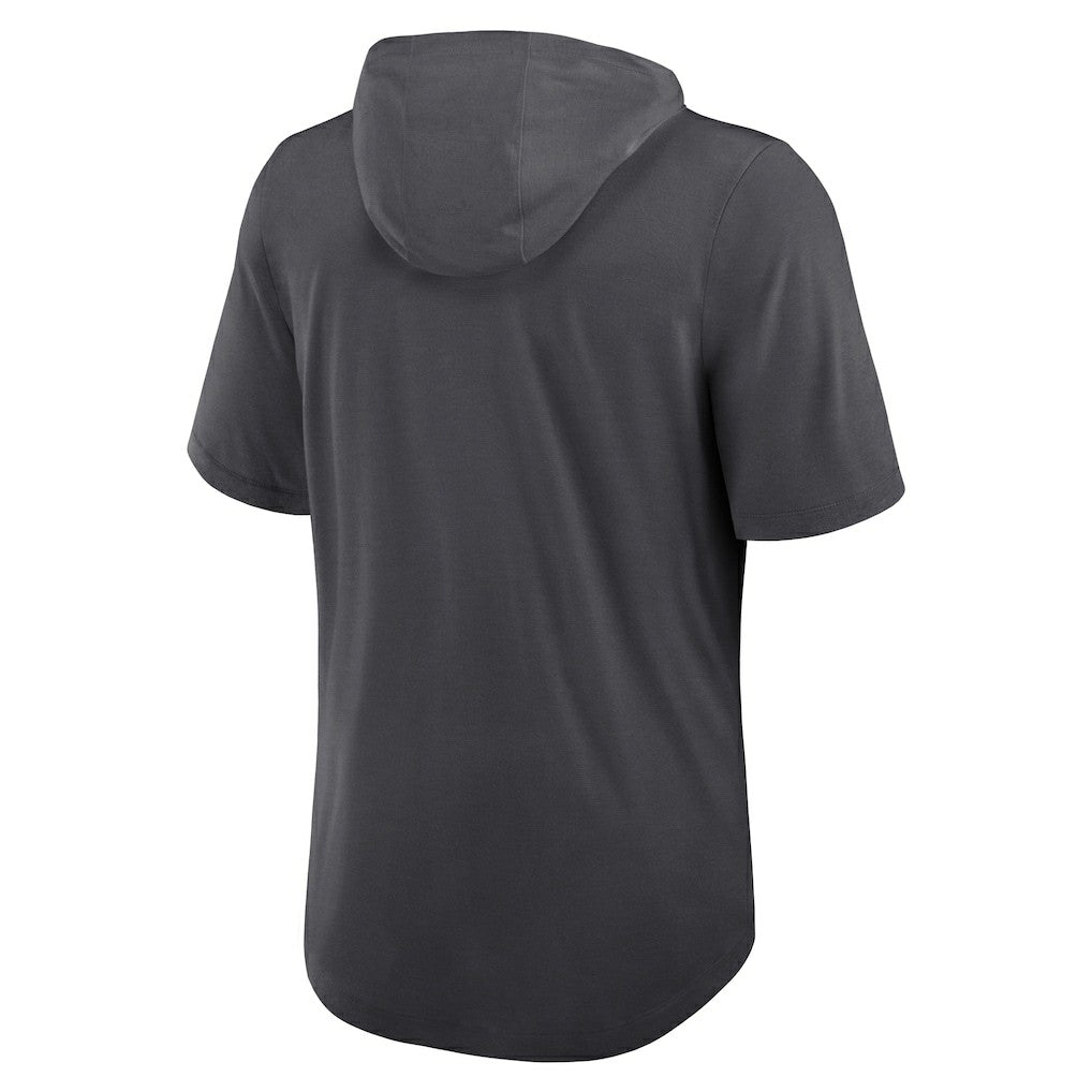 Cleveland Browns Tri-Blend Performance Hoodie T-Shirt - Anthracite Hoodies