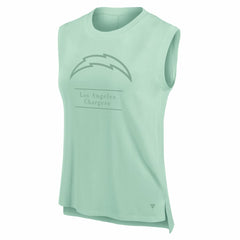 Los Angeles Chargers Women's Studio Embrace Tank Top - Mint Tops