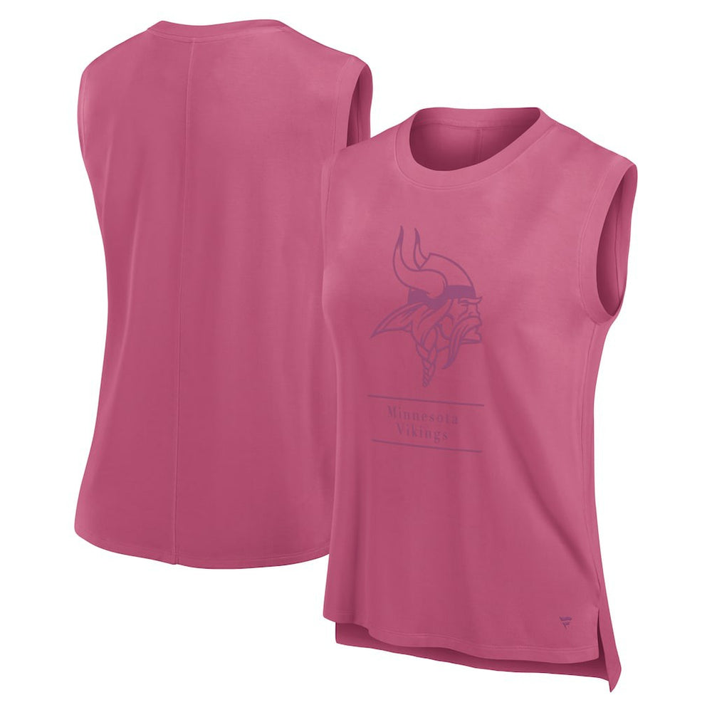 Minnesota Vikings Women's Studio Embrace Tank Top - Pink Tops