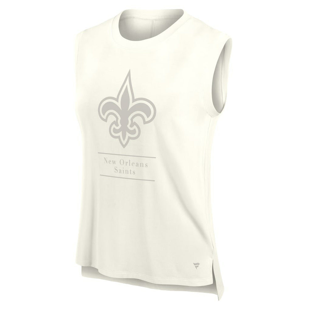 New Orleans Saints Women's Studio Embrace Tank Top - Cream Tops