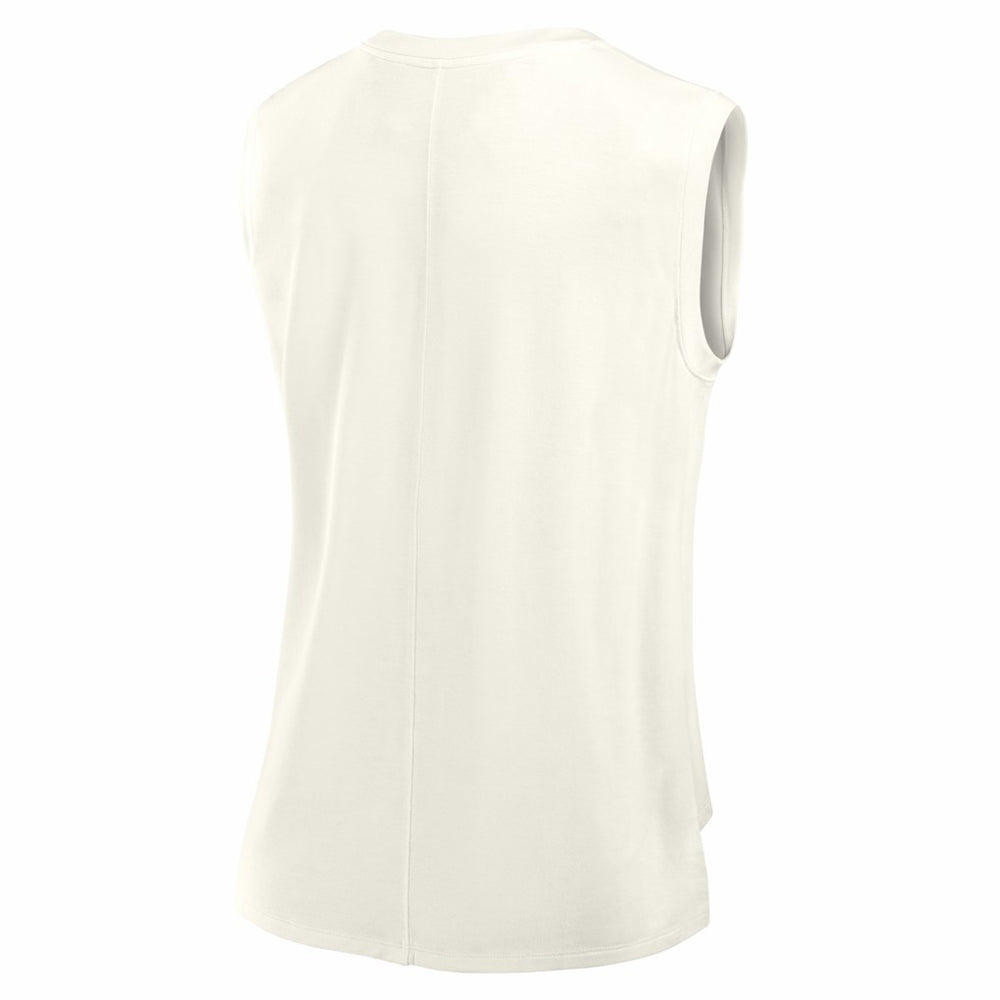 Pittsburgh Steelers Women's Studio Embrace Tank Top - Cream Tops