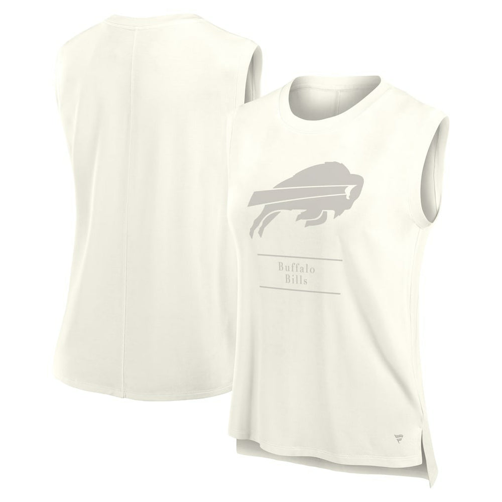 Buffalo Bills Women's Studio Embrace Tank Top - Cream Tops