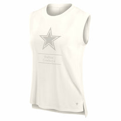 Dallas Cowboys Women's Studio Embrace Tank Top - Cream Tops