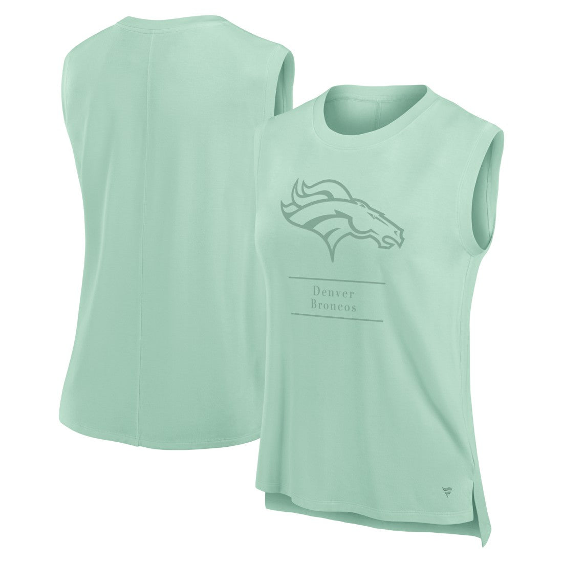 Denver Broncos Women's Studio Embrace Tank Top - Mint Tops