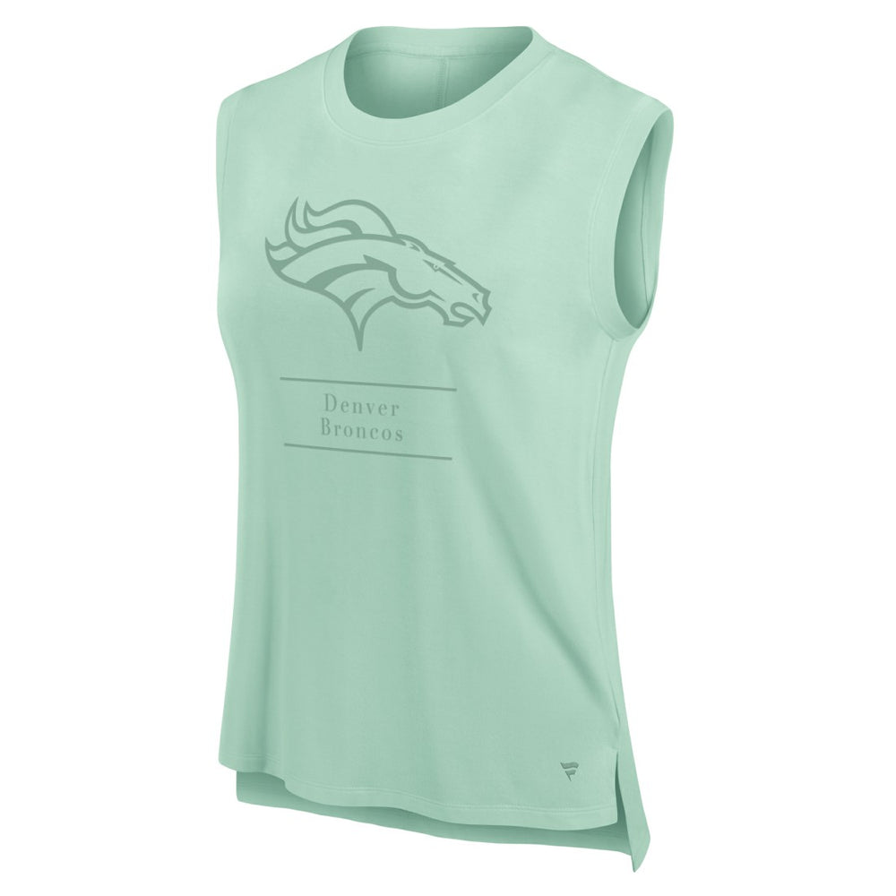 Denver Broncos Women's Studio Embrace Tank Top - Mint Tops
