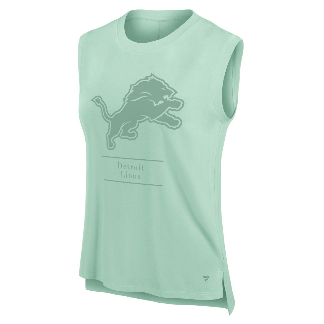 Detroit Lions Women's Studio Embrace Tank Top - Mint Tops