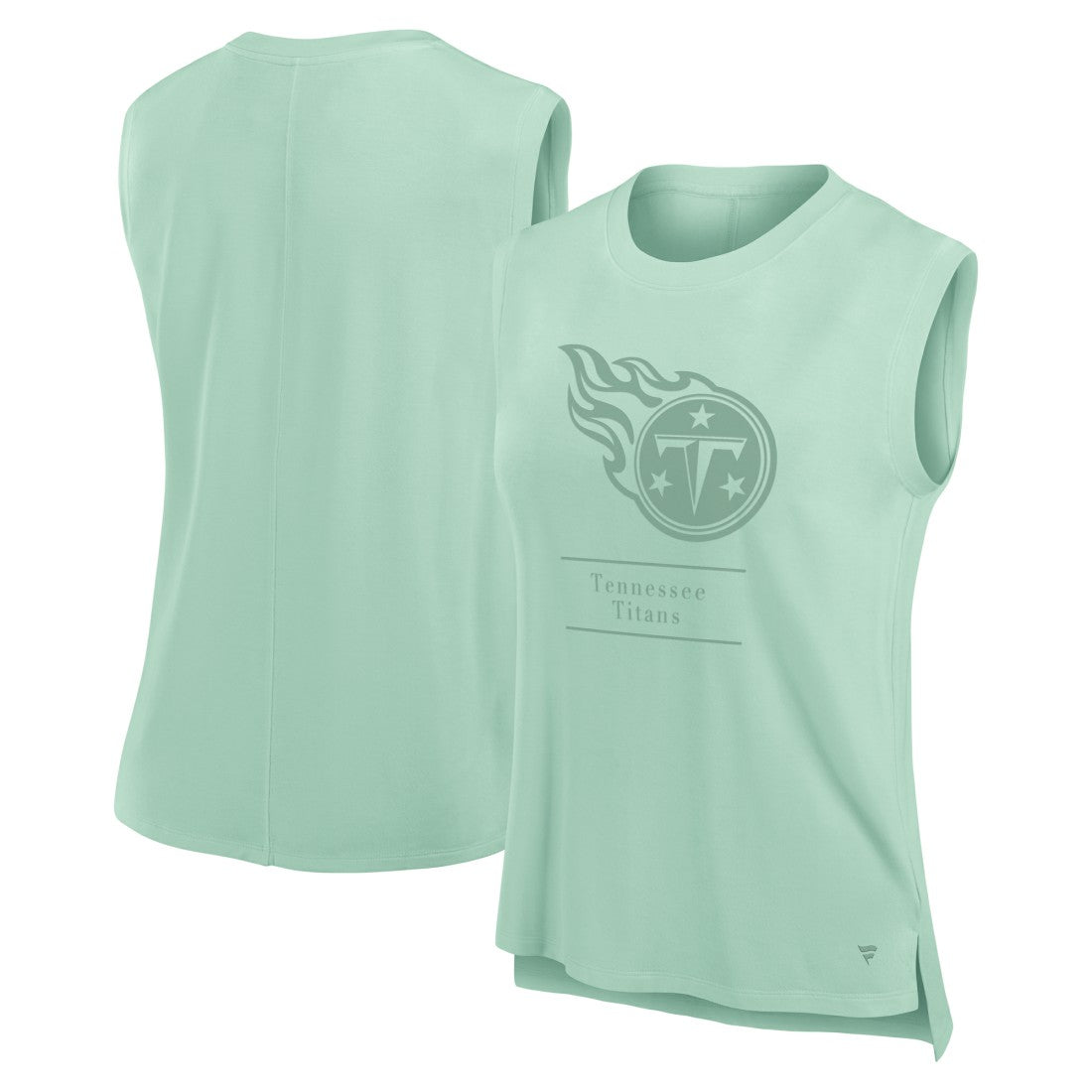 Tennessee Titans Women's Studio Embrace Tank Top - Mint Tops