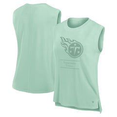 Tennessee Titans Women's Studio Embrace Tank Top - Mint Tops