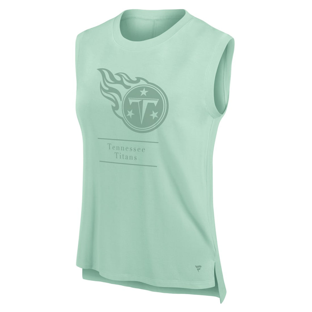 Tennessee Titans Women's Studio Embrace Tank Top - Mint Tops