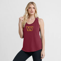 Washington Commanders Women's Iron Fan Tank Top - Burgundy Tops