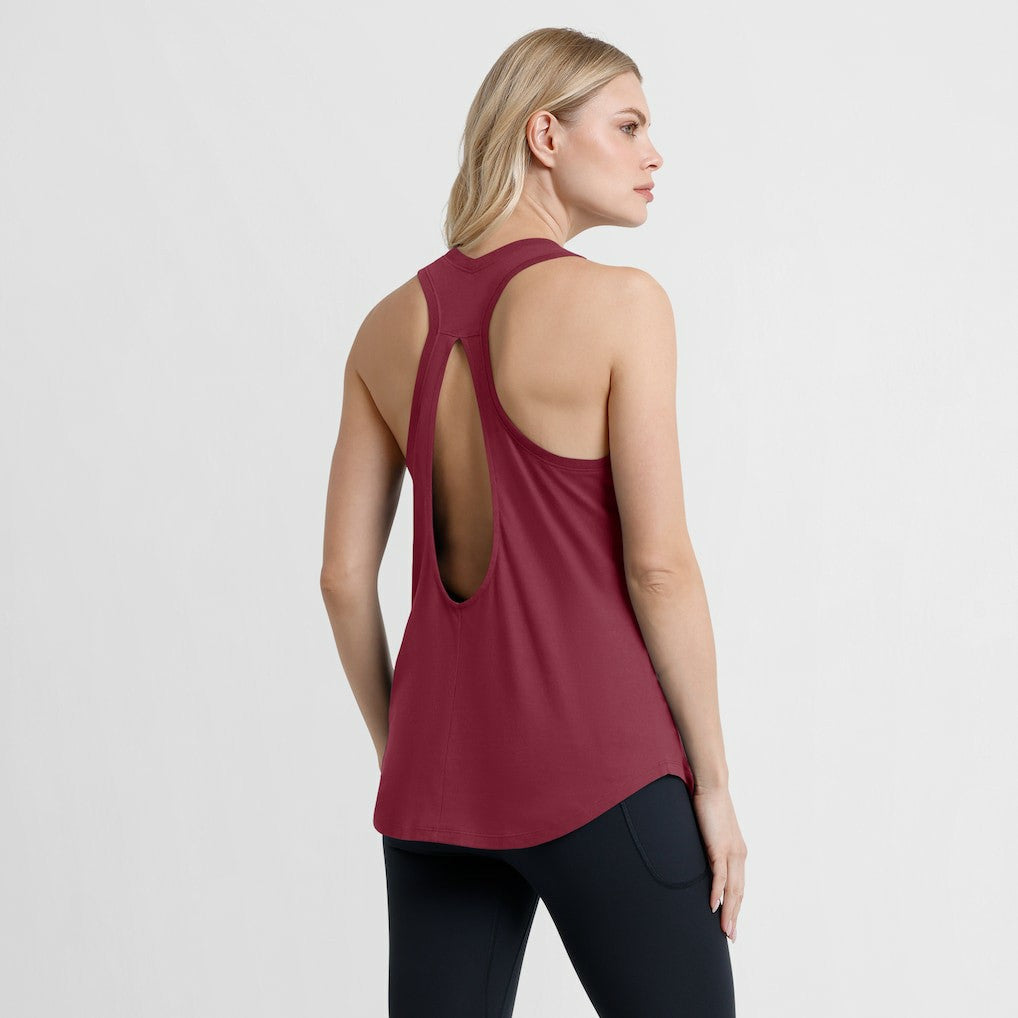 Washington Commanders Women's Iron Fan Tank Top - Burgundy Tops