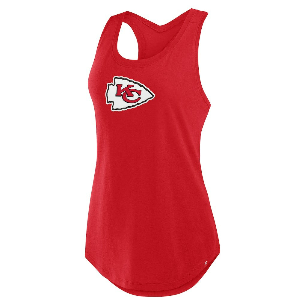 Kansas City Chiefs Women's Iron Fan Tank Top - Red Tops