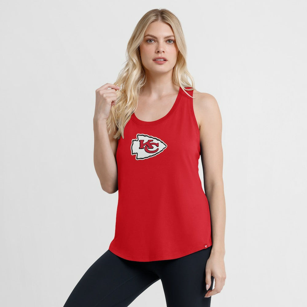 Kansas City Chiefs Women's Iron Fan Tank Top - Red Tops