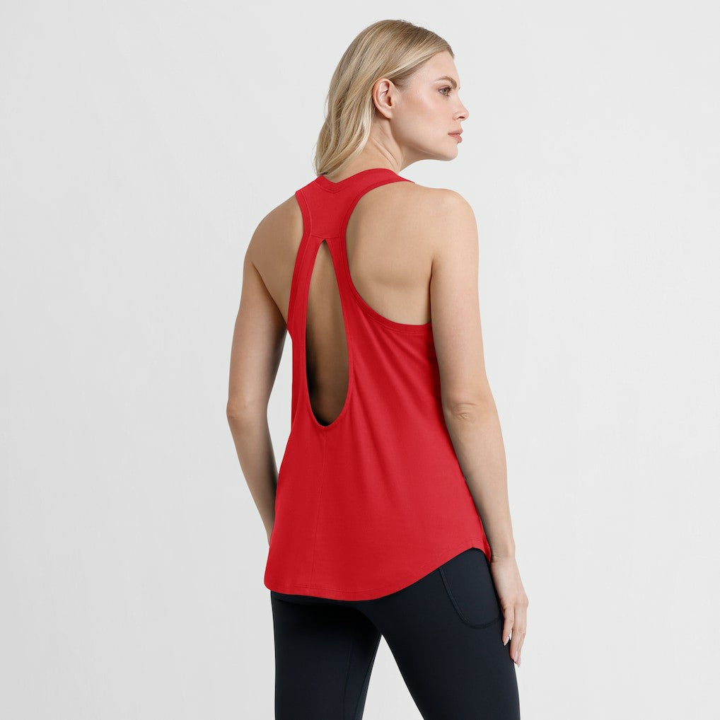 Kansas City Chiefs Women's Iron Fan Tank Top - Red Tops