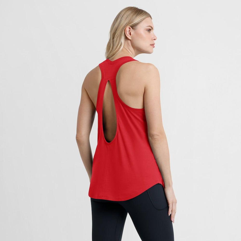 Kansas City Chiefs Women's Iron Fan Tank Top - Red Tops