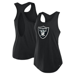 Las Vegas Raiders Women's Iron Fan Tank Top - Black Tops
