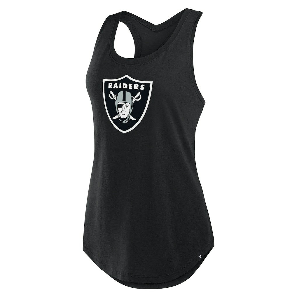 Las Vegas Raiders Women's Iron Fan Tank Top - Black Tops